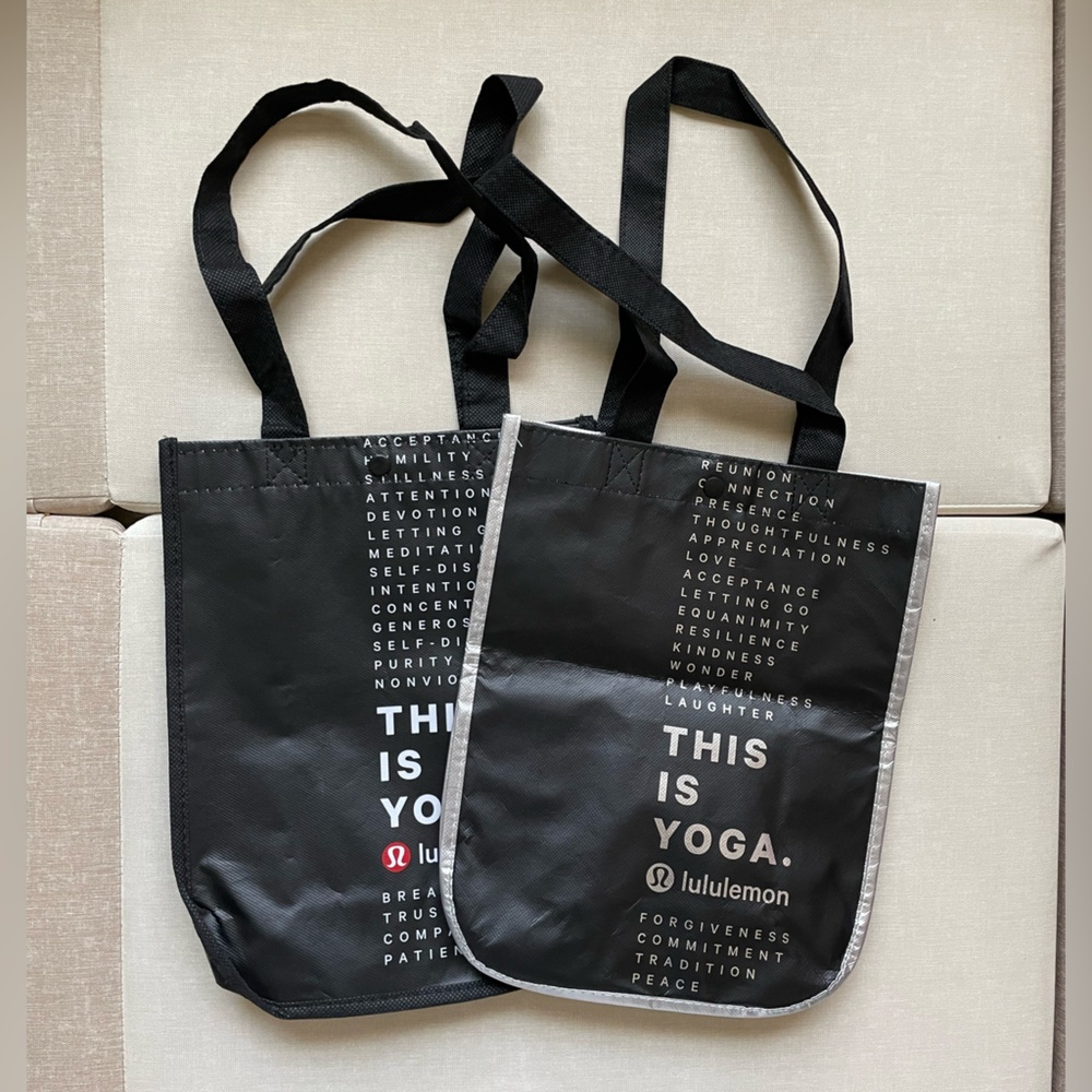 Lululemon Shopping Tote Bag 2 Pack - Small